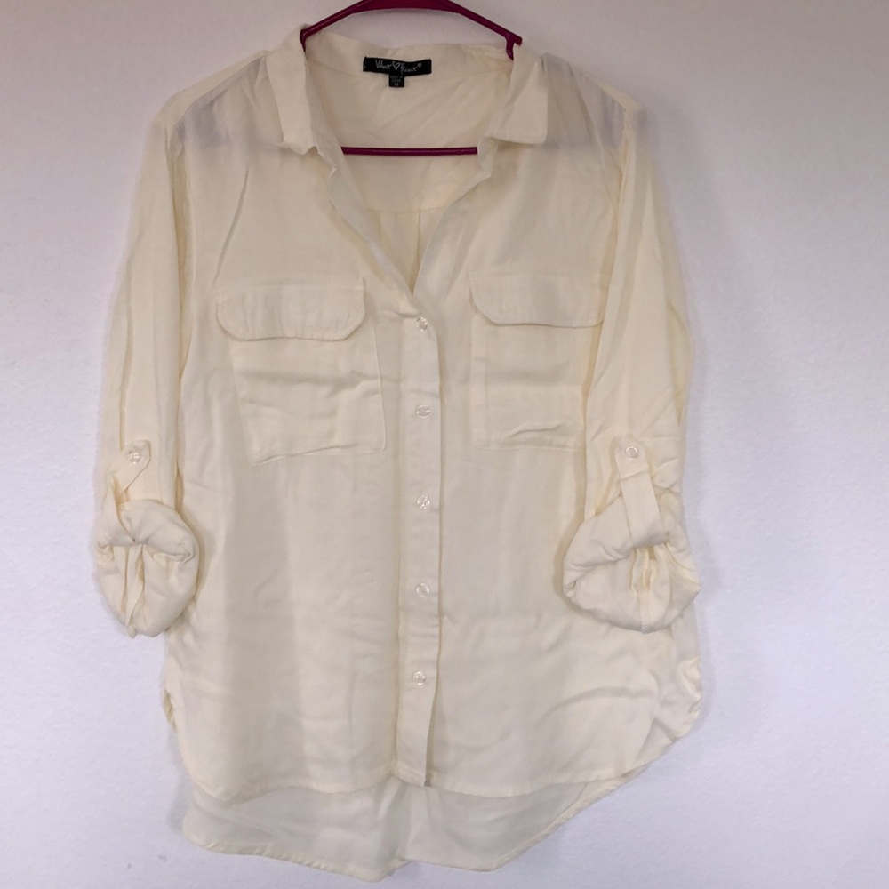 Off White Button Up Shirt